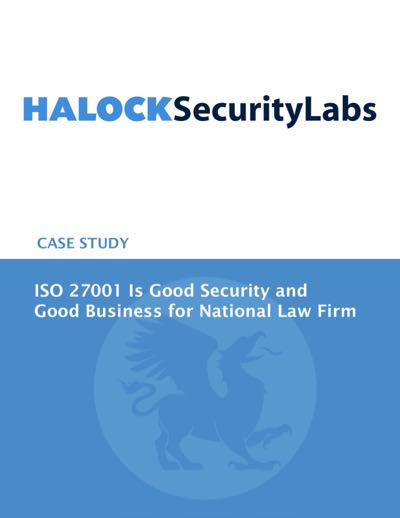 HALOCK-CASE-STUDY-ISO-27001-Is-Good-Security-and-Good-Business Blue ISO 27001 Case Study