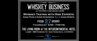 Happy Hour invitation for Whiskey Business at RSA