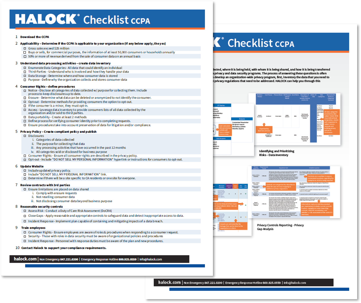 HALOCK-CCPA-Privacy-Checklist HALOCK Cyber Security CCPA Privacy Checklist