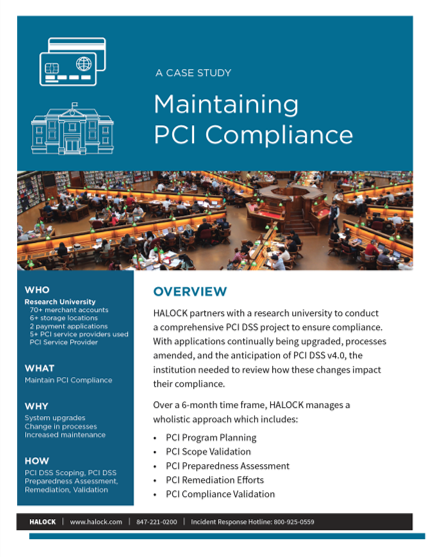University-PCI-Compliance-Cyber-Security Blue PCI Compliance Risk