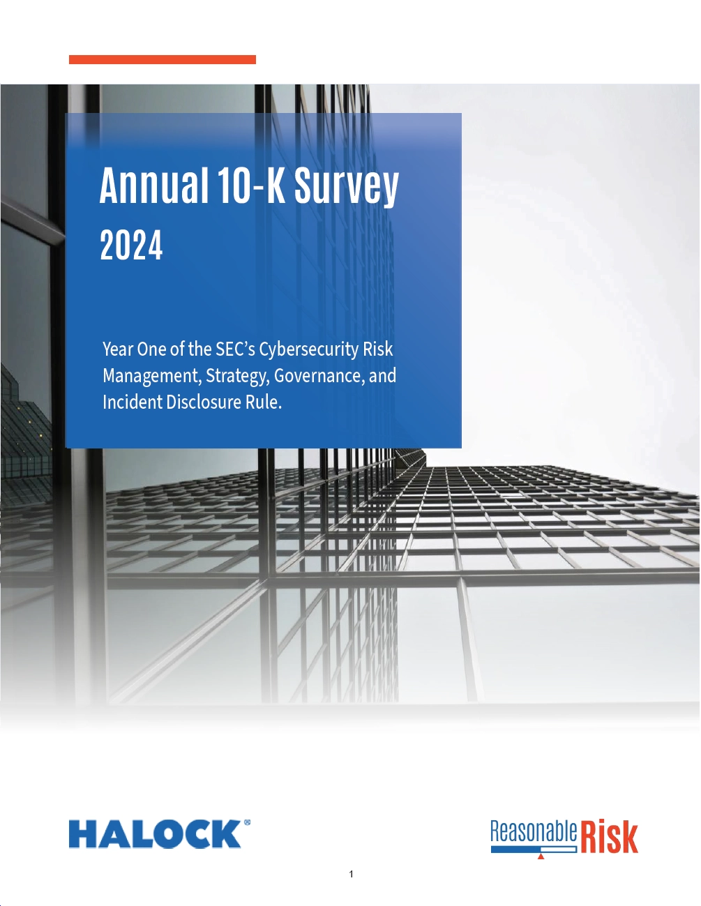 HALOCK 10-K Survey 2024 HALOCK Annual 10-K Survey